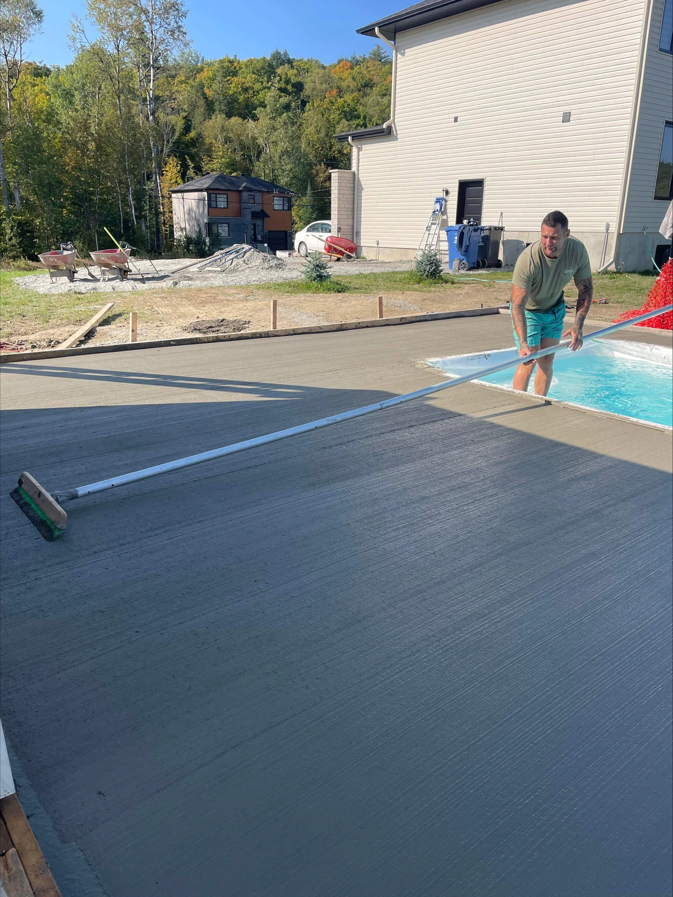 Aménagement de piscine